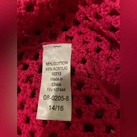 Jessica London crochet cardigan-size 14-16 EUC - Picture 5 of 6